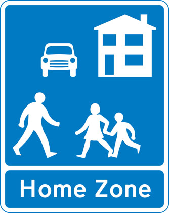 Information-sign-home-zone-entry