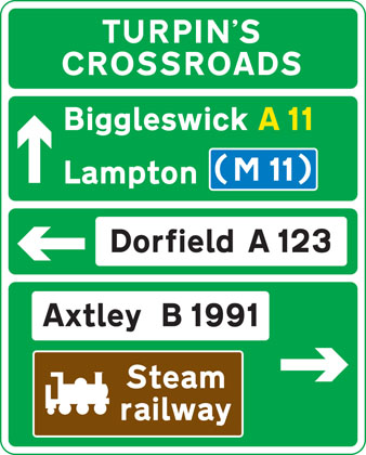 direction-sign-green-approach-junction