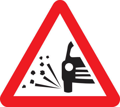 road-work-sign-loose-chippings