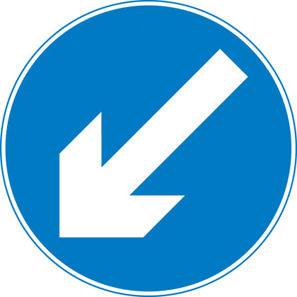 sign-giving-order-keep-left