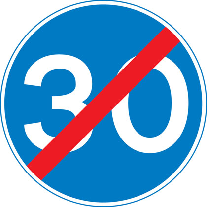 sign-giving-order-minimum-speed-end